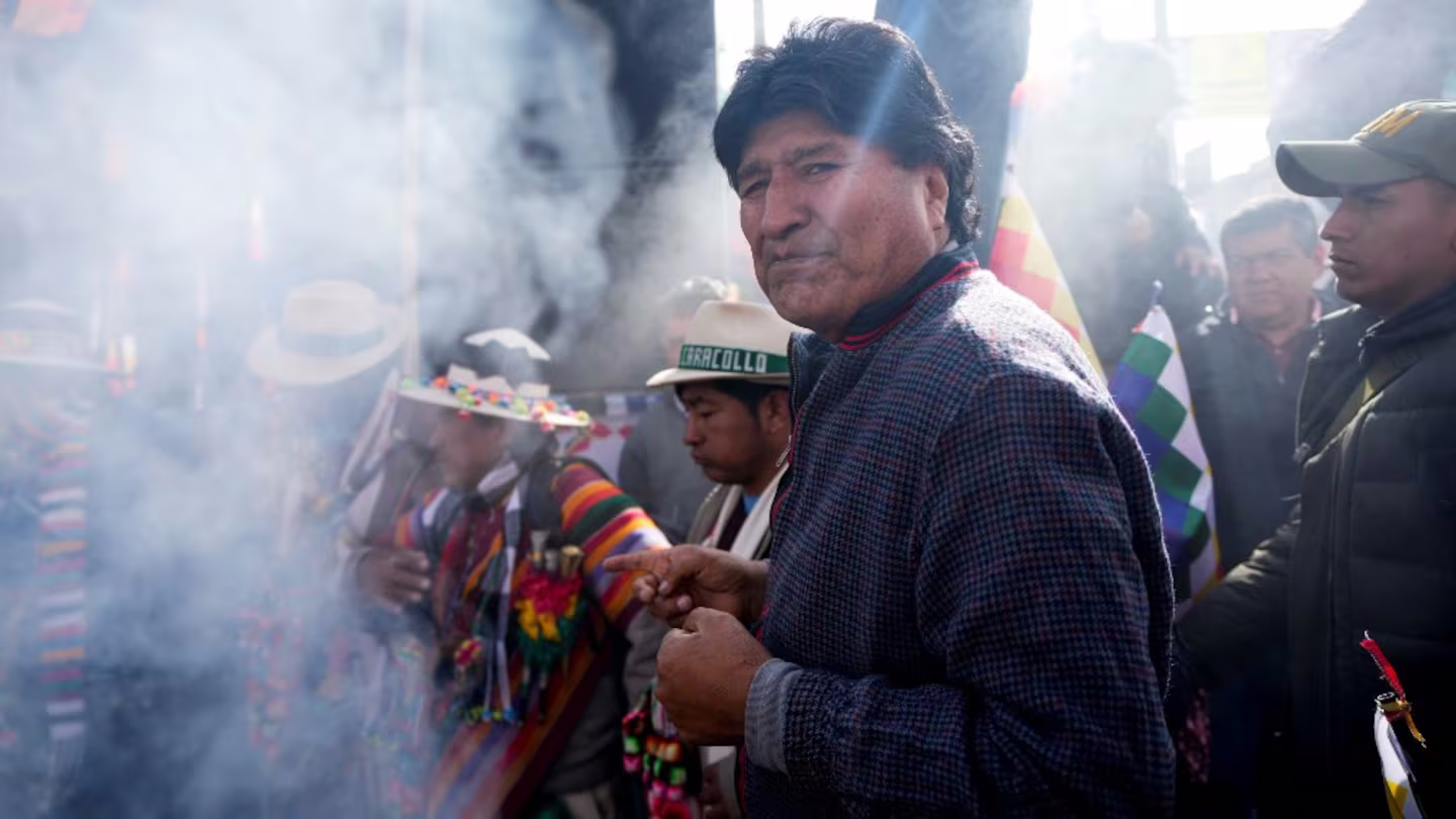 El expresidente boliviano Evo Morales
