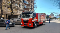 Alarma en un edificio de calle San Martín: una estufa enchufada causó un incendio
