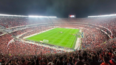 Estadio Monumental ante Fluminense por la Copa Libertadores.