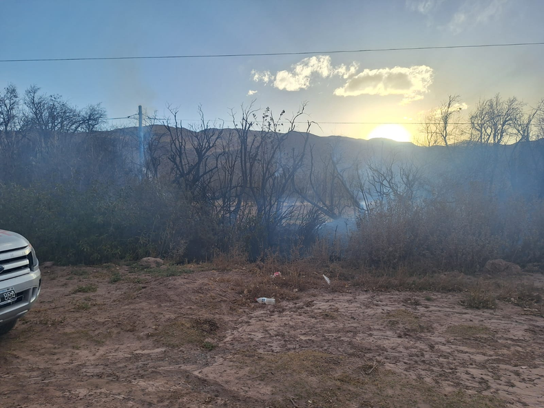 Incendio en El Perchel.