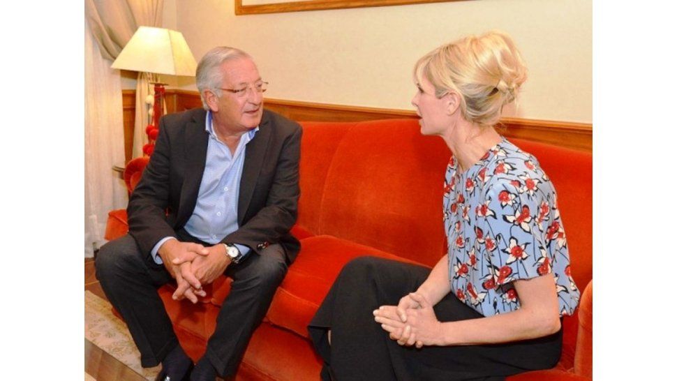 Fellner junto a Rabolini