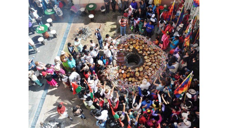 Ofrenda a la Pachamama