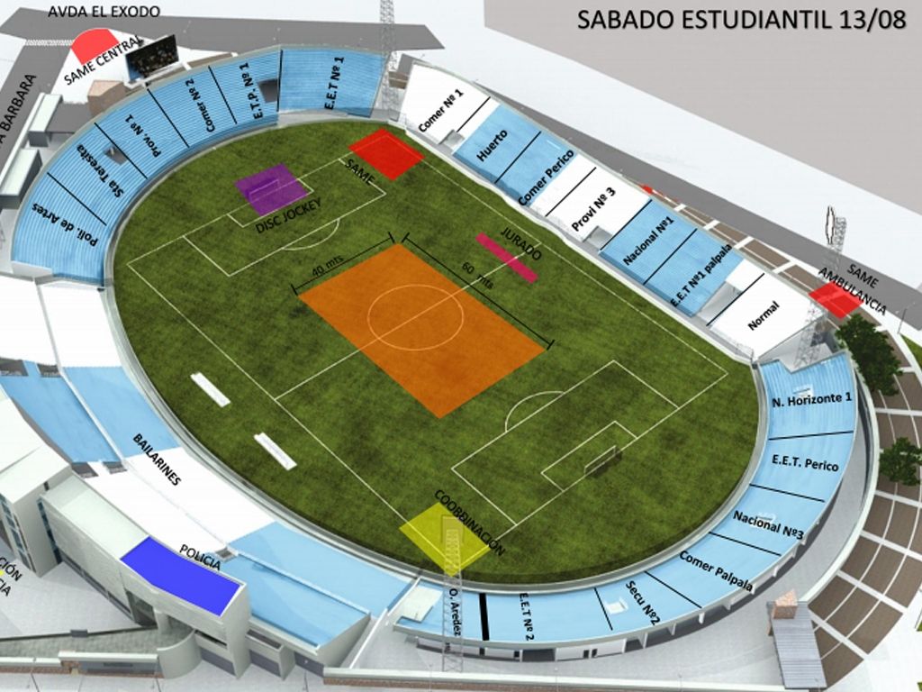 Ubicación de los colegios