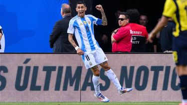 Argentina le ganó a Ecuador con gol de Di María