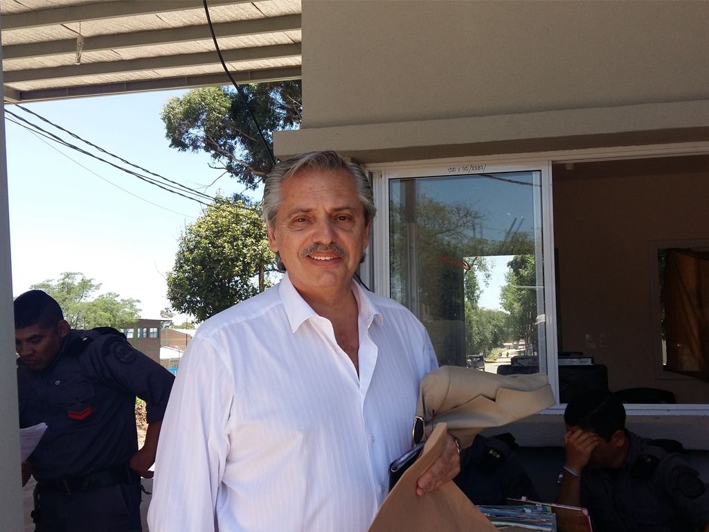 Alberto Fernández visitó a Milagro