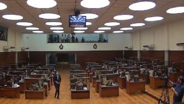 La Legislatura de Jujuy en la sesión extraordinaria del miércoles 22 de diciembre.&nbsp;