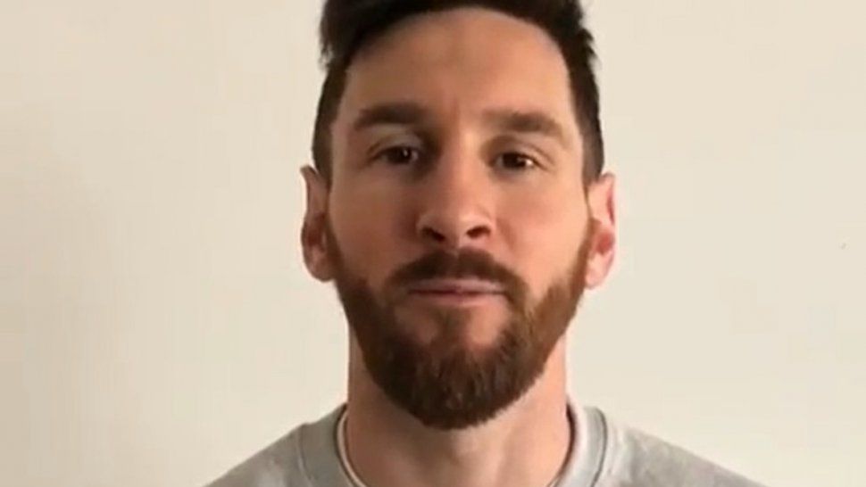 ¡un capo! messi cumplio el deseo de lautaro y le grabo un video