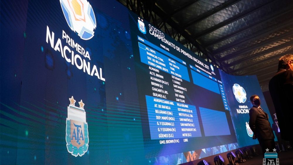 Se sorteó la Primera Nacional, que dará dos plazas para la Liga Profesional de Fútbol