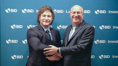 Todo Jujuy | El Presidente Javier Milei y el presidente del BID Ilan Golfajn