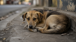 Maltrato animal (imagen creada con IA).
