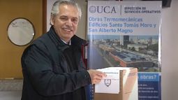 Elecciones Balotaje 2023: Alberto Fernández emitió su voto