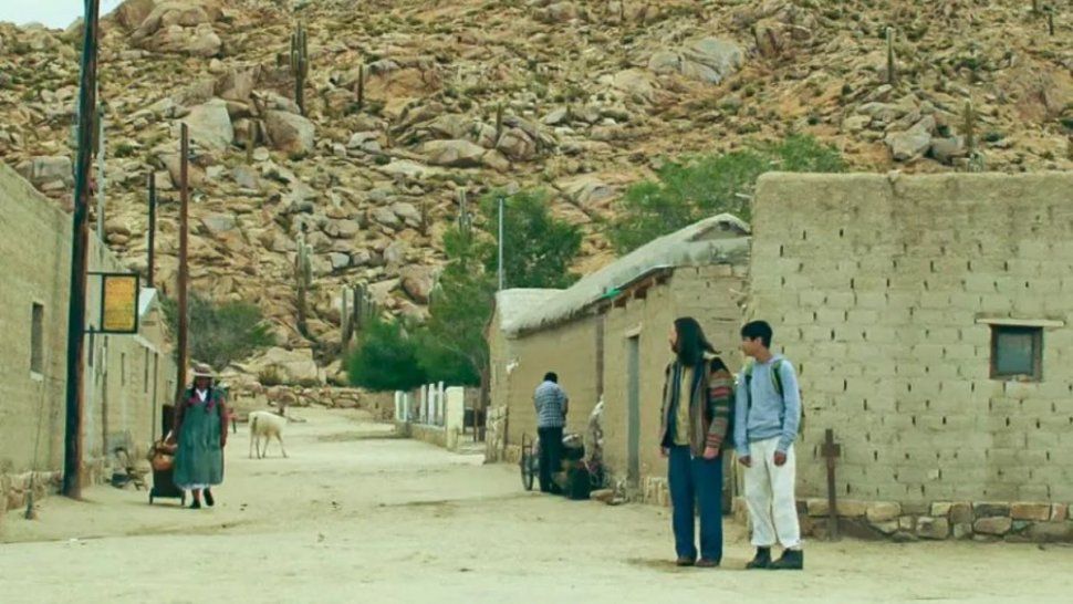 Peter Lanzani en la filmación en Rincondalillas. /Fotograma: Productora Kramer-Sigman