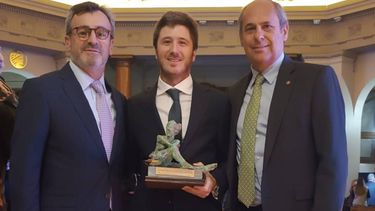 Martín Rappallini(Pte UIA), Carlos Blaquier y Eduardo&nbsp;Nougues de Ledesma