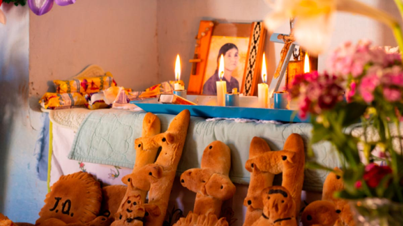 Ofrendas para el Día de los Fieles Difuntos.