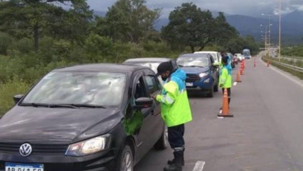 Controles durante el fin de semana de carnaval.