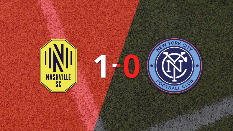 Nashville SC derrotó 1-0 a New York City FC