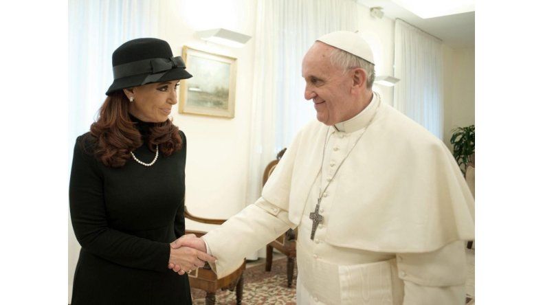 Cristina y el Papa