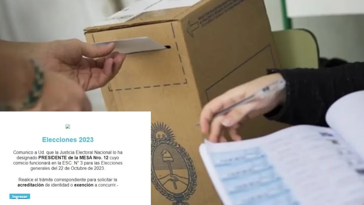 Alertan sobre un falso mail para aser autoridad de mesa.