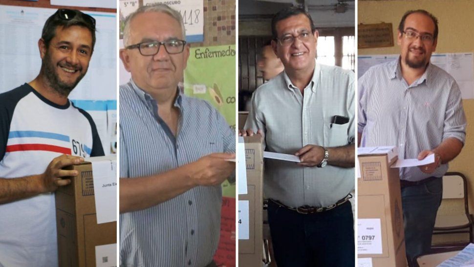 intendentes en funciones y electos votaron en la manana