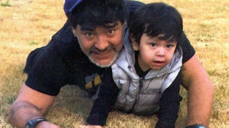 Diego Maradona se reencontró con su hijo Dieguito tras dos años
