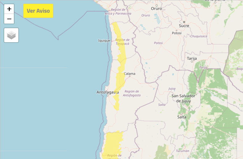 Paso de Jama cerrado: Avisos del lado chileno por Altas Temperaturas en zona de las regiones de Tarapacá, Antofagasta y Atacama