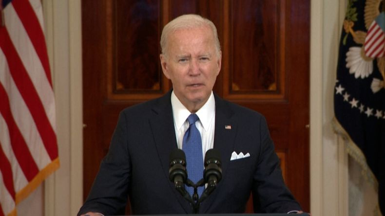 Biden informó la operación militar realizada el sábado en Afganistán.