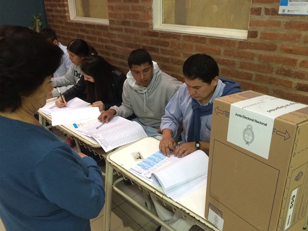 Votación en el Nueva Siembra
