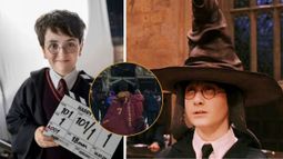 La imagen muestra al nuevo Harry Potter caminando hacia el campo de quidditch. La imagen muestra al nuevo Harry Potter caminando hacia el campo de quidditch.