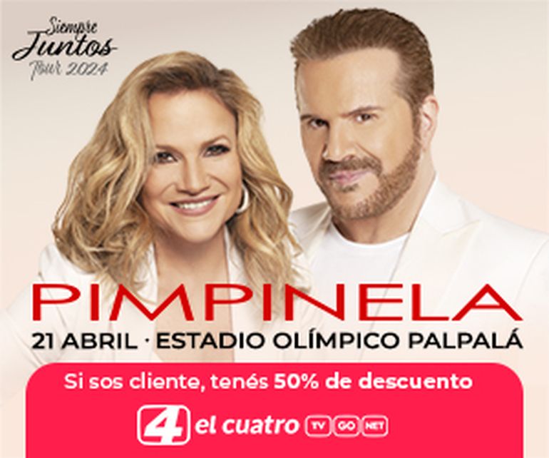 Beneficio exclusivo para los clientes de El Cuatro para el show de Pimpinela