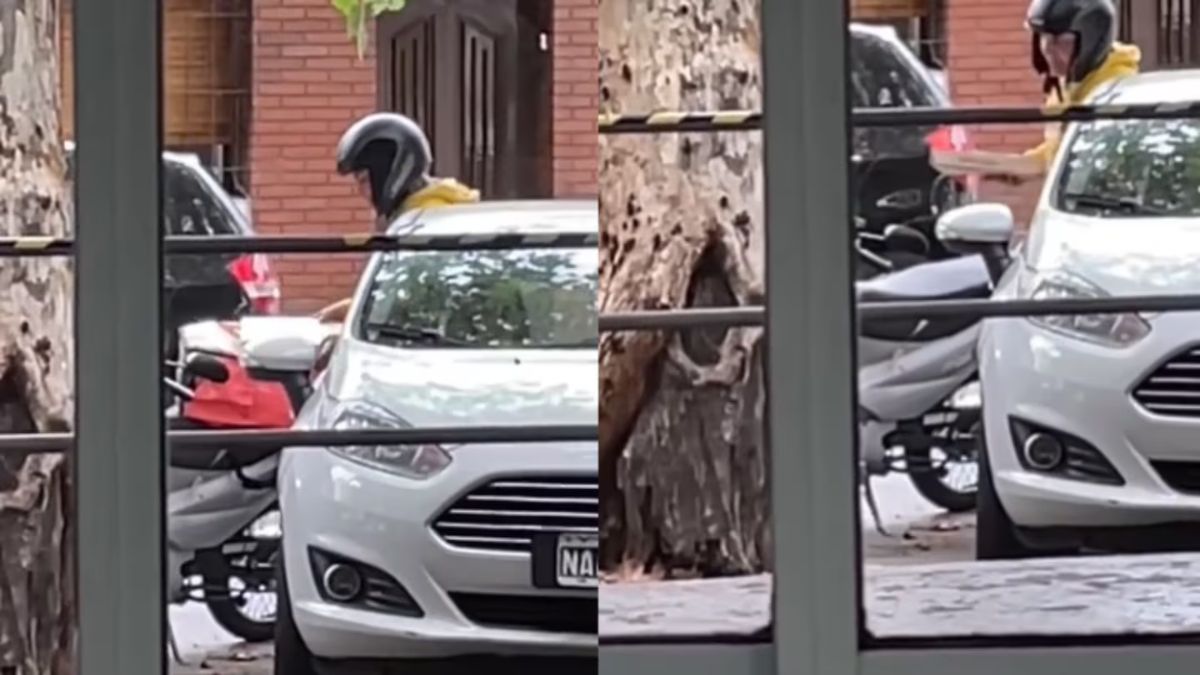 El video del delibery se compartió bajo el usuario @umamatticoli en la plataforma de TikTok.