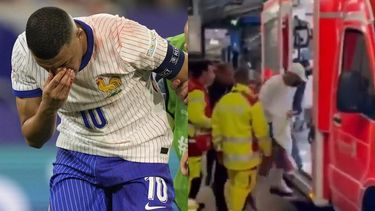 El golpe en la nariz que sufrió Kylian Mbappé generó preocupación en la selección de Francia.