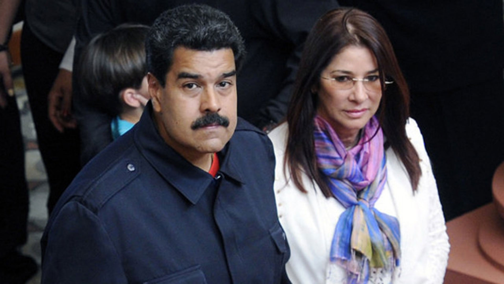 Nicolás Maduro y Cilia Flores.