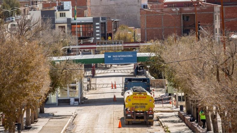 Paso fronterizo en La Quiaca