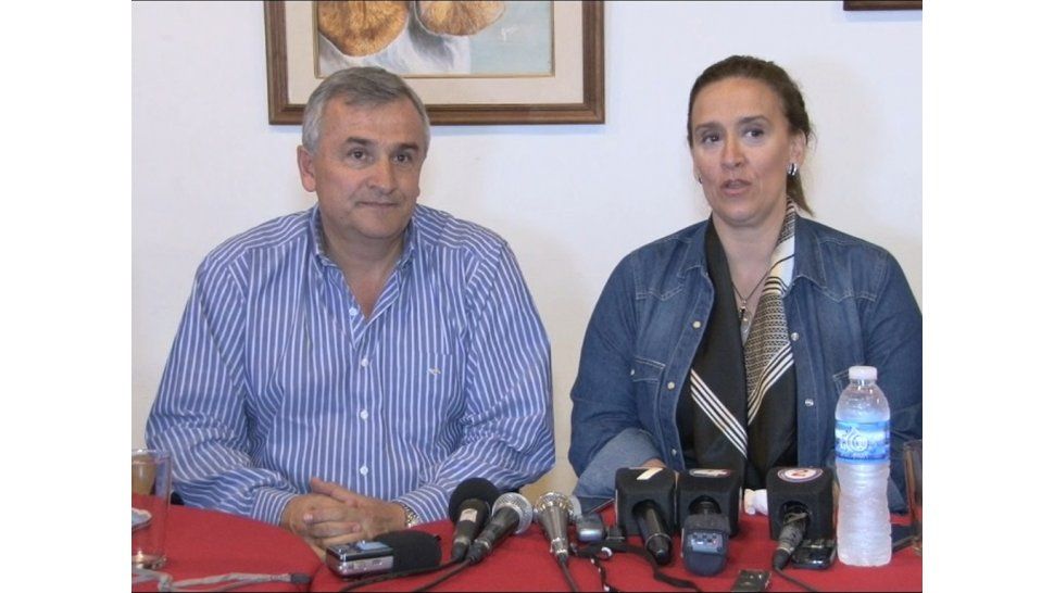 Gerardo Morales y Gabriela Michetti