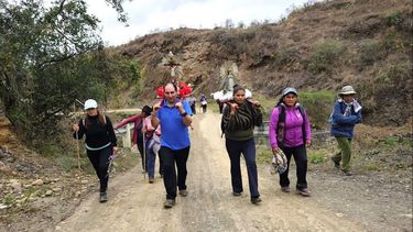 Ya partió el primer grupo de peregrinos al Milagro.