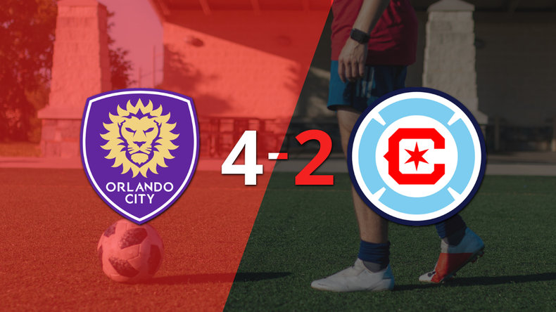Con dos goles de Facundo Torres, Orlando City SC venció a Chicago Fire