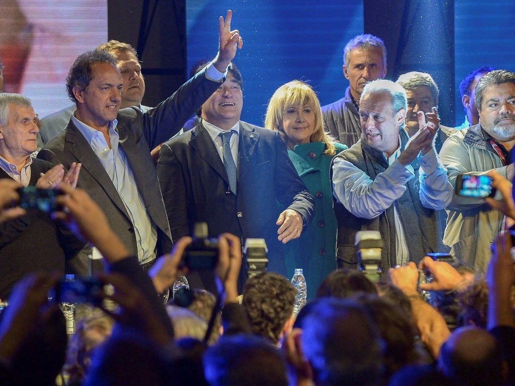 Scioli con el sector sindical