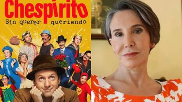 La actriz continúa mostrando su descontento con la bioserie de Chespirito.