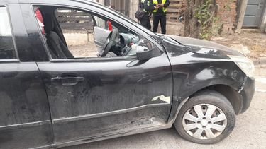 Choque en Bº Luján entre una moto y un auto&nbsp;