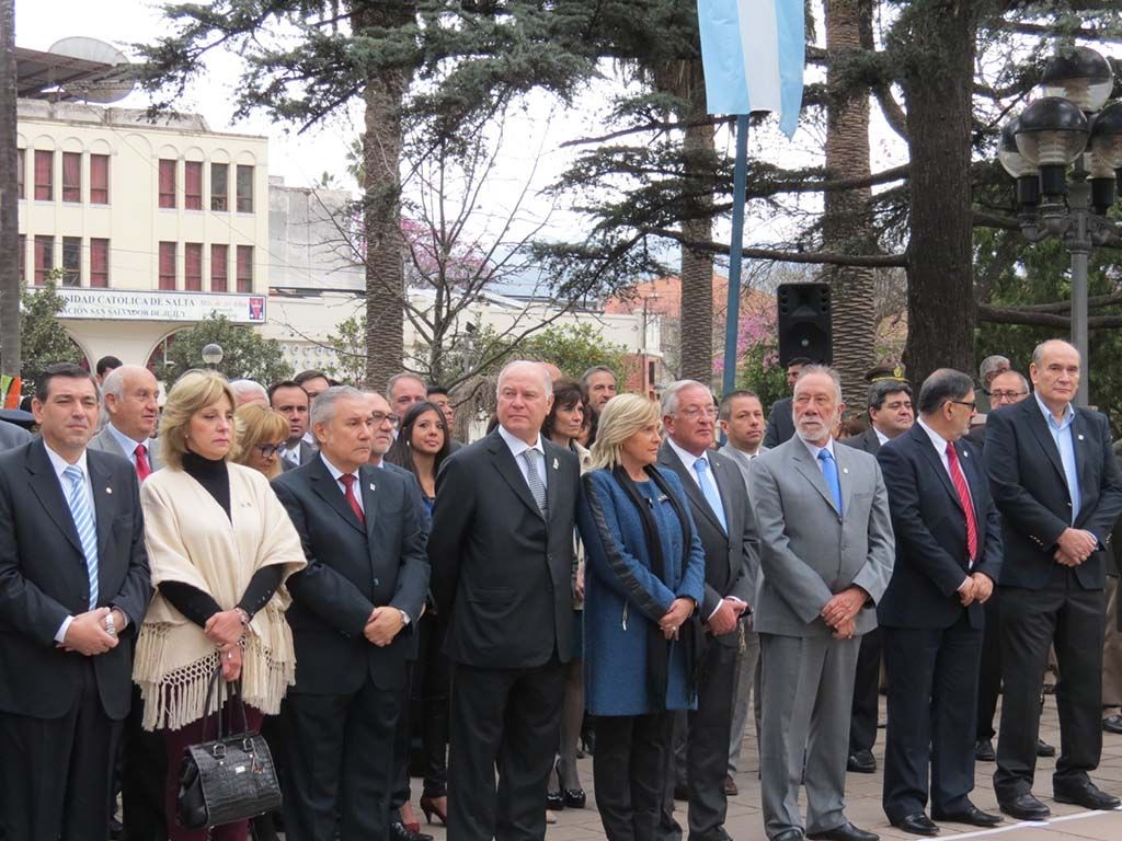 Acto en Plaza Belgrano