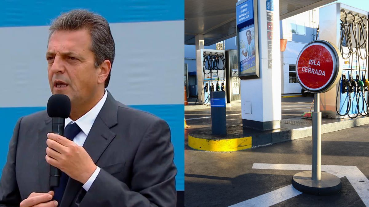 Sergio Massa habló sobre el desabastecimiento de combustible en el país.