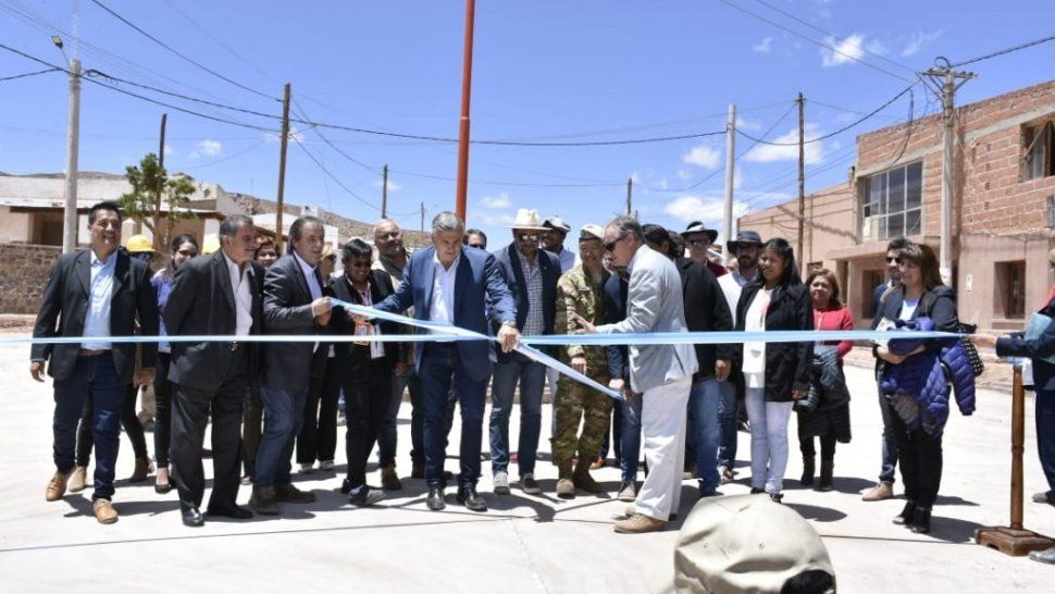 el gobernador inauguro obras en susques por 85 millones de pesos
