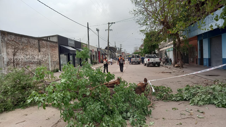 Temporal en Libertador General San Martín.