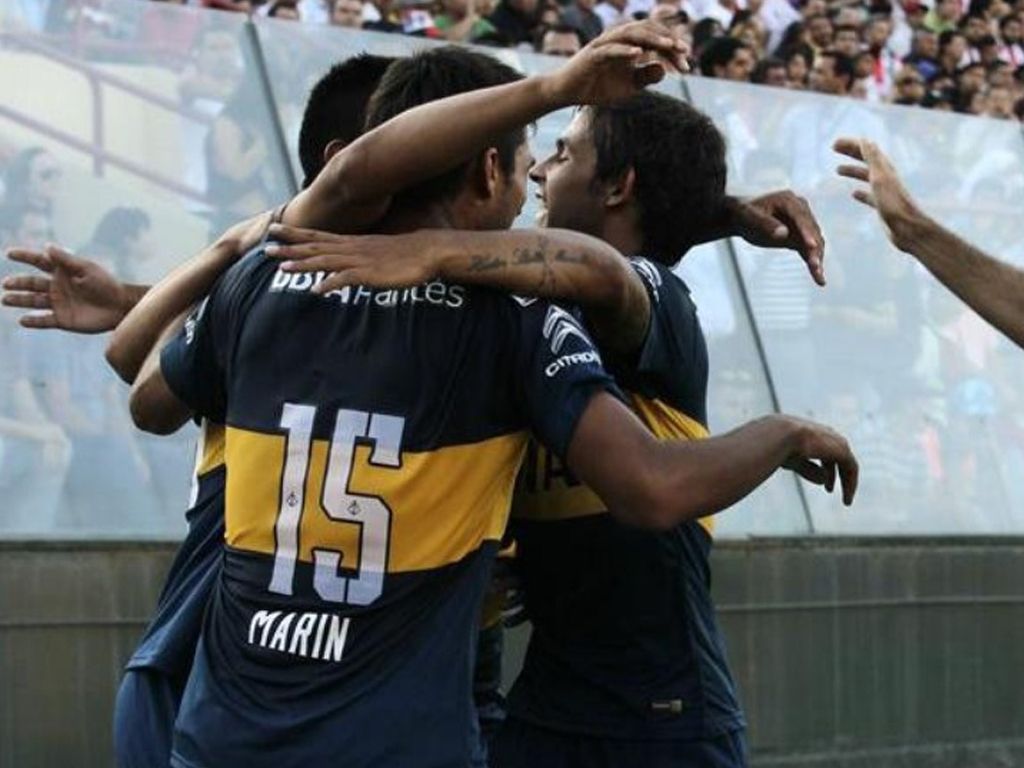 Festejo de Boca