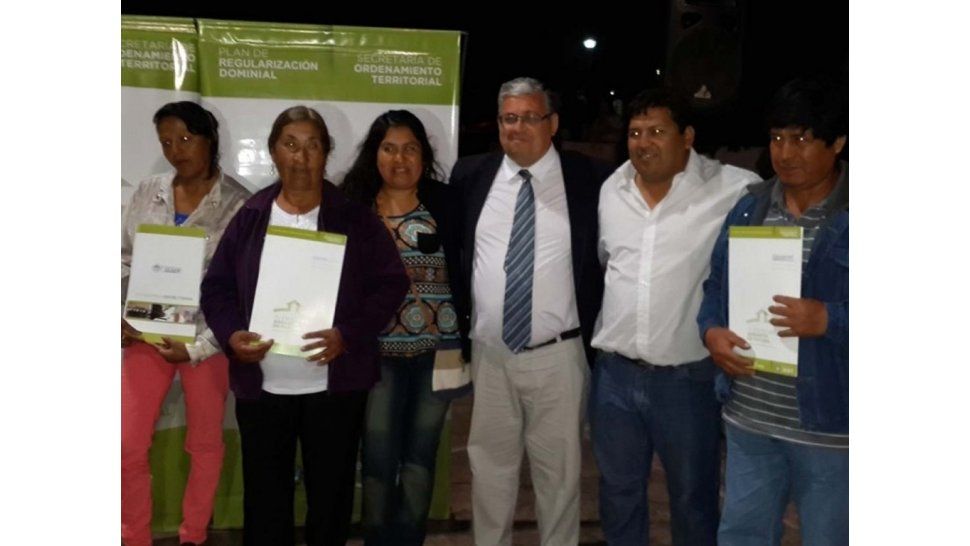 Entrega de escrituras
