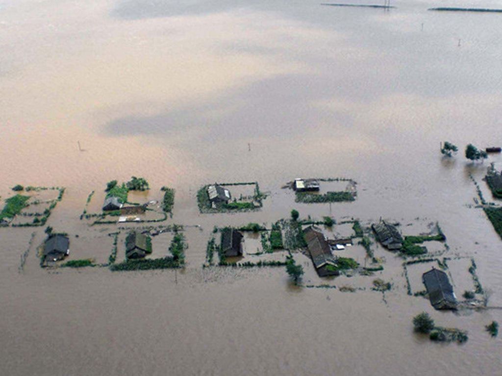 Inundaciones en Corea del Norte
