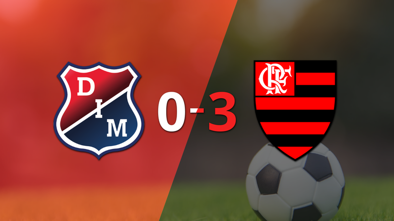 Una gran actuación de Flamengo le da la victoria por 3 a 0 ante Independiente Medellín