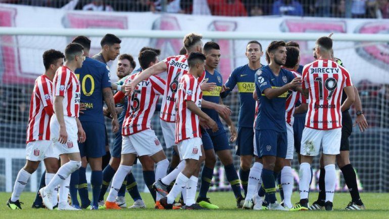 Estudiantes y un caldeado partido frente a Boca