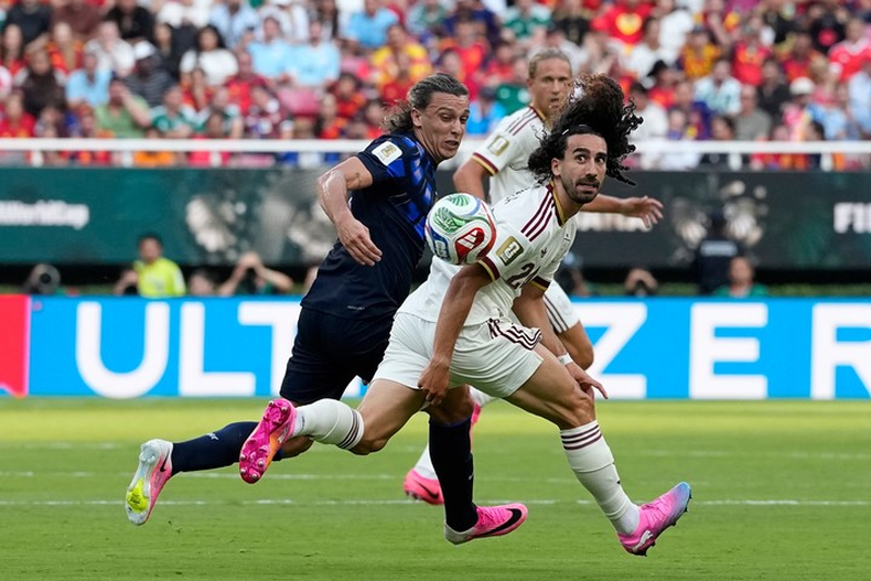 España ante Uruguay.