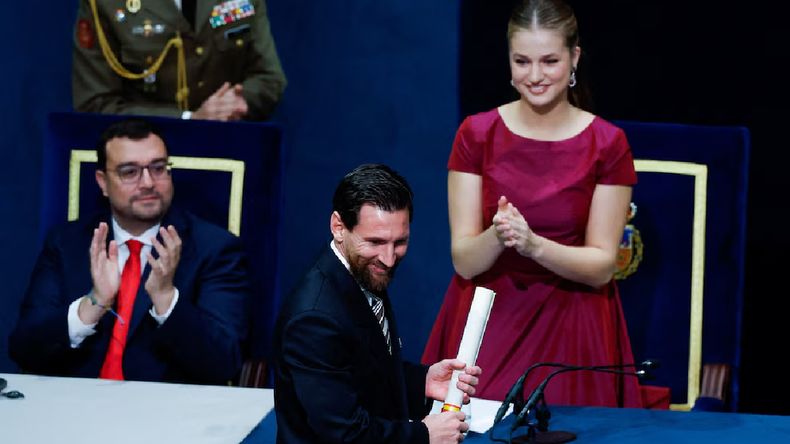 Lionel Andrés Messi ha recibido el Premio Princesa de Asturias de los Deportes 2026